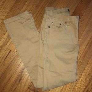 Khaki denim Lauren jean co Ralph Lauren